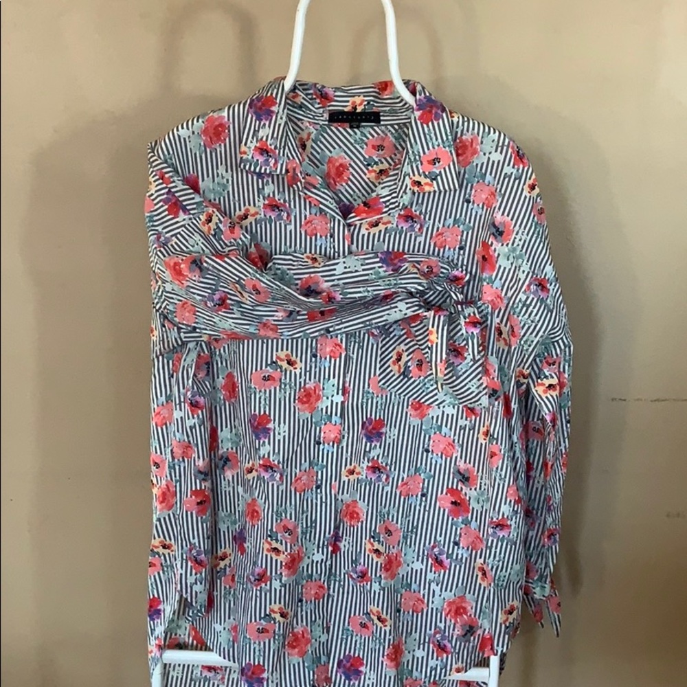 Floral Button up shirt